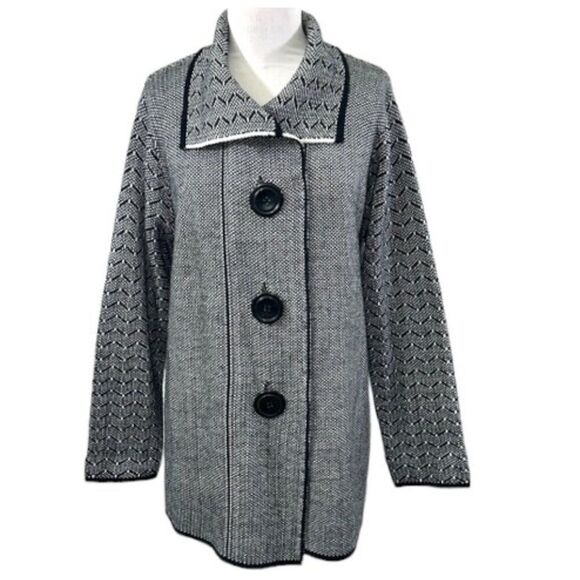 Soni Sweater Coat Size 1X Long Line - Picture 1 of 10